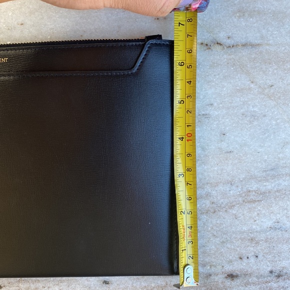 SAINT LAURENT PARIS WALLET CLUTH 2 PIECE SET - Picture 7 of 7